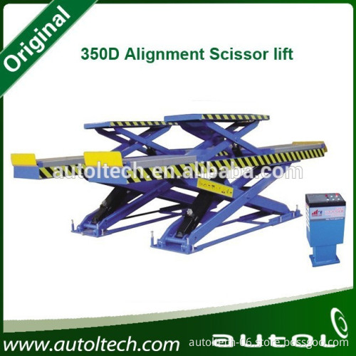 Stationary scissor lift platform 350D Alignment Scissor lift, twin scissor lifts for workshop